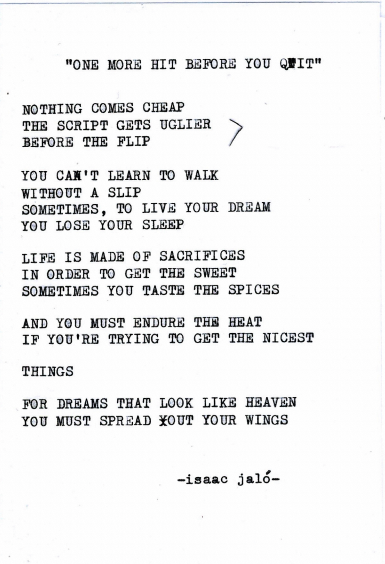 one more hit before you quit